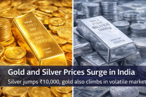 Silver price Jumps ₹10,000 in Sudden Market in india
