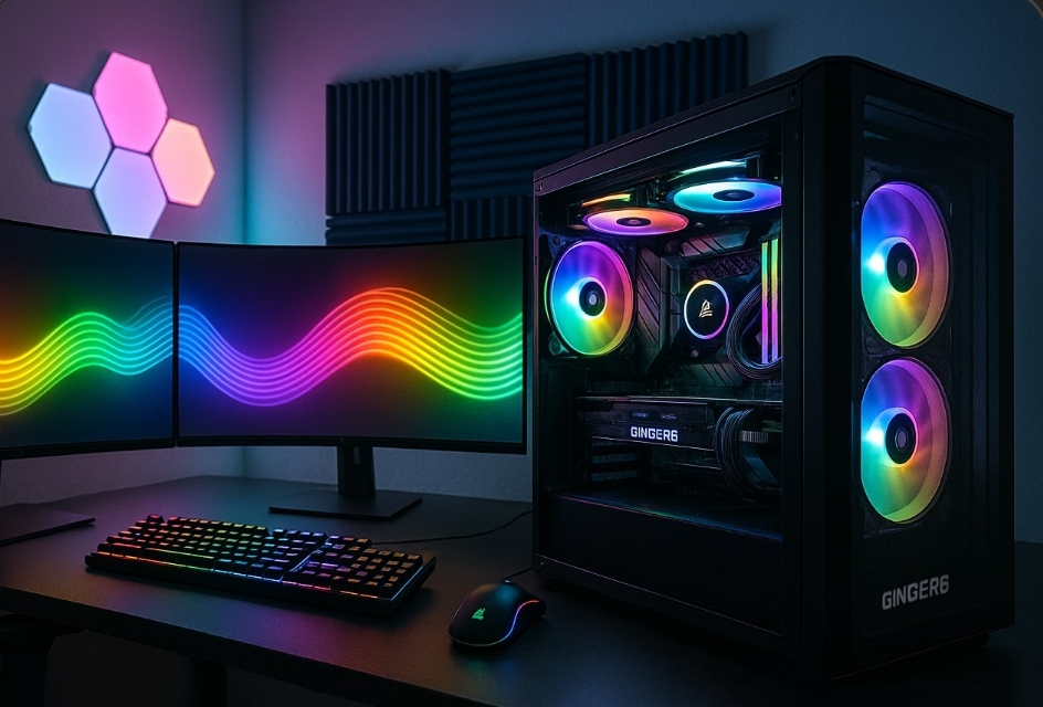 Nvidia’s AI Tech Changes Everything gaming GPU with VRAM usage comparison and futuristic AI concept